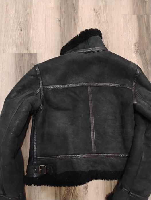 Вълнено късо агнешко кожухче