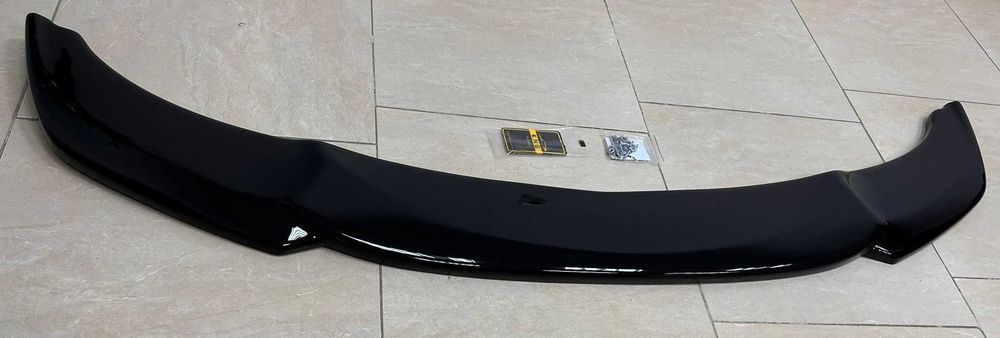 Преден лип спойлер за бмв ф10 ф11 м тех / bmw f10 f11 lip spoiler m tech / добавка за предна броня / нож