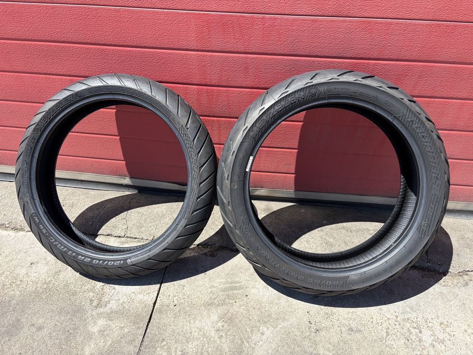 Vand anvelope moto Metzler 120/70R17 si 160/60R17