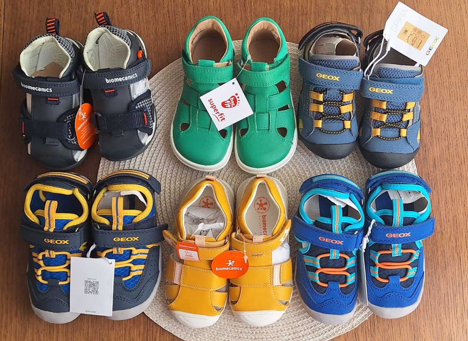Сандали, чисто нови, Biomecanics, Geox, Superfit - н. 24