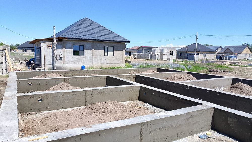 Заливка фундамент