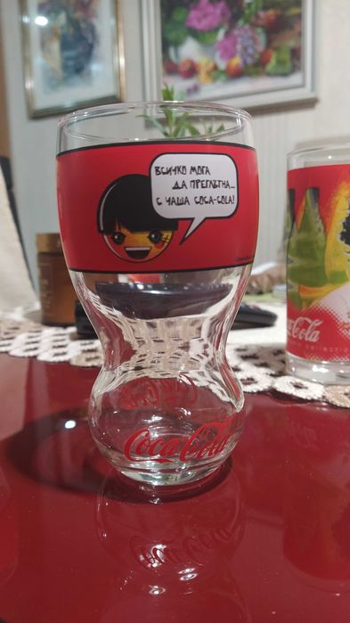 Ретро чаши на Кока- кола