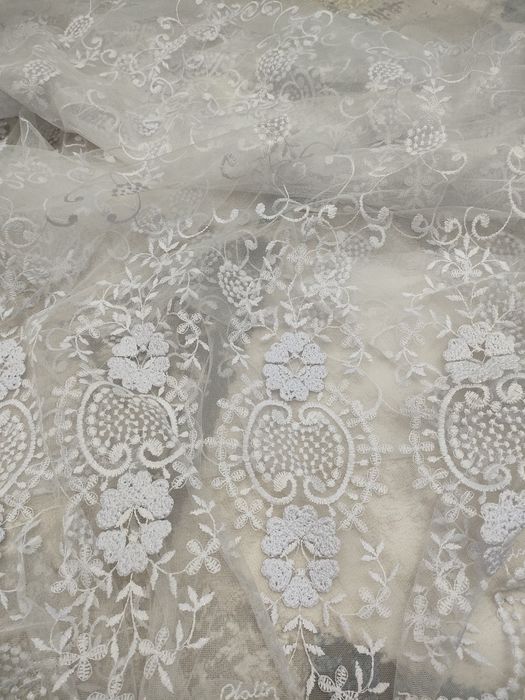 Новый белый тюль продаю