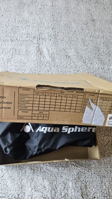 Нов дамски неопрен Aqua Sphere Pursuit V3, Yamamoto 38, M/L, 4/2 мм