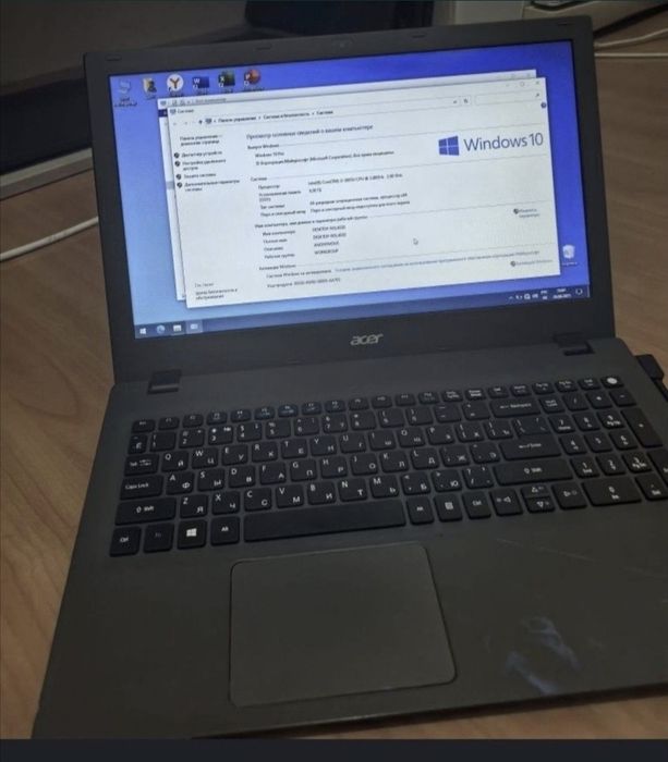 Ноутбук Асер Core i3-5005 SSD 480Gb