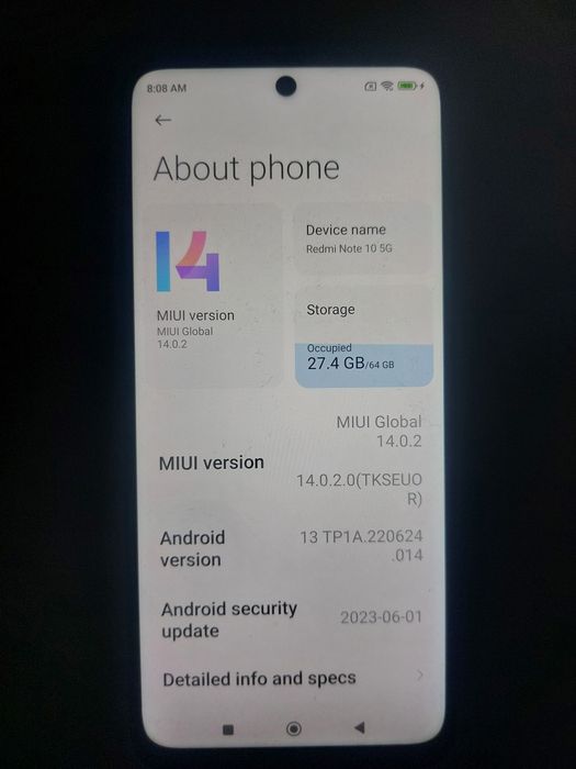 Telefon Redmi Note 10 5G