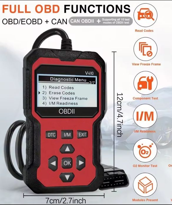 Interfață Tester Auto Cablu v4100