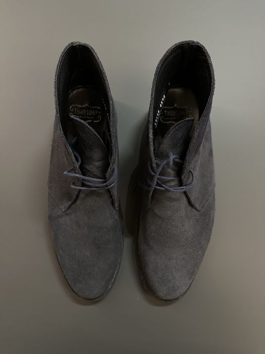 Ghete chukka Thursday Boots Scout din piele întoarsă, mărimea 46