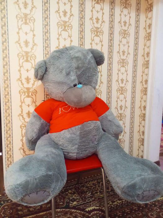 Katta Teddy-yumshoq oʻyinchoq