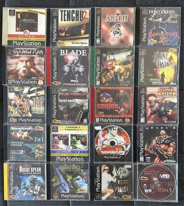 Игры на Sony PlayStation 1.