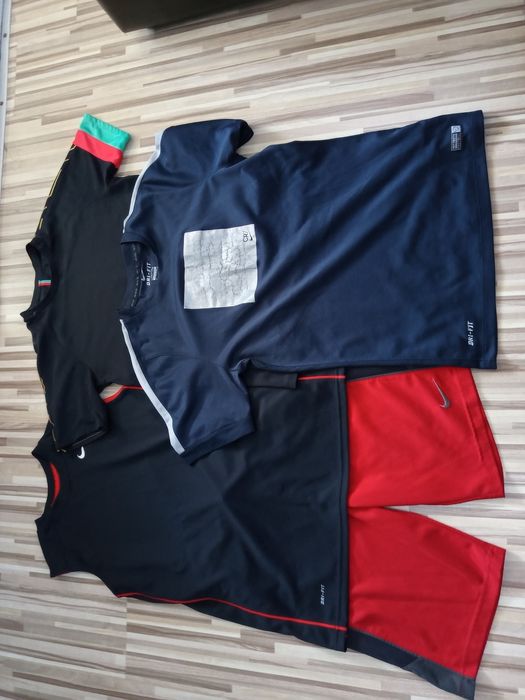 Къси панталони и тениски NIKE , UNDER ARMOUR,размер мъжка номерация S