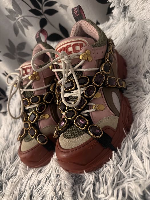 Adidasi gucci flashtrek