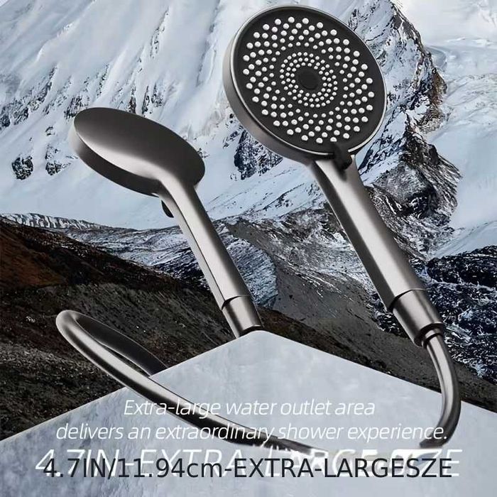 Луксозна душ система със светещ смесител дисплей и 4 функции бутони