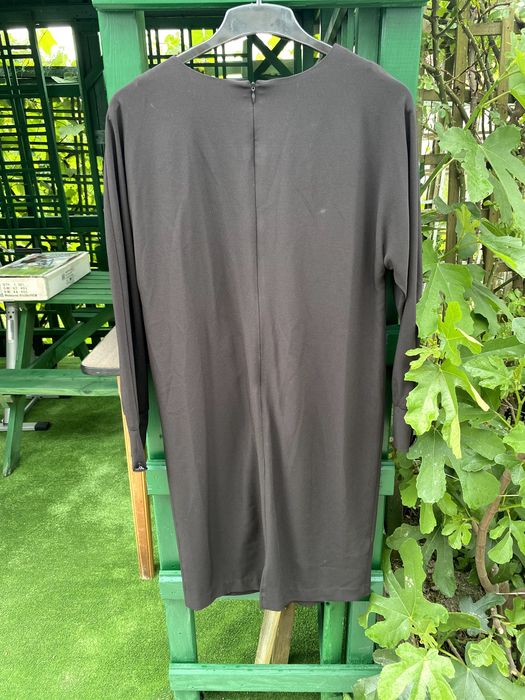 Rochie Mango (MNG Suit), neagră, cu funda in talie, mărimea XS, noua