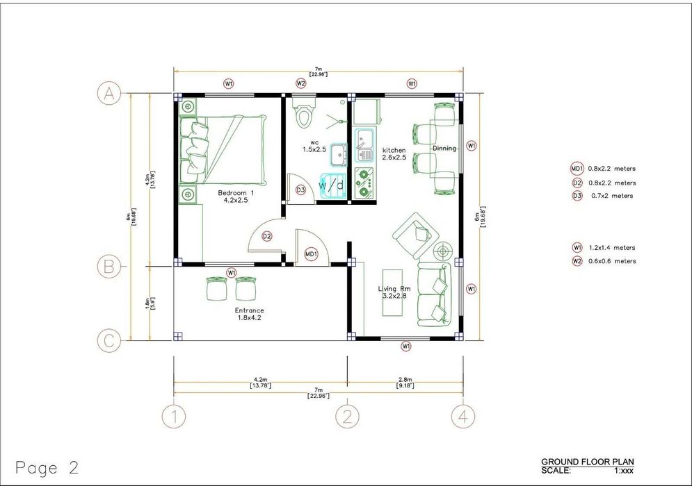 НА ИЗПЛАЩАНЕ - Луксозна сглобяема къща с 1 спалня, 42 кв. м