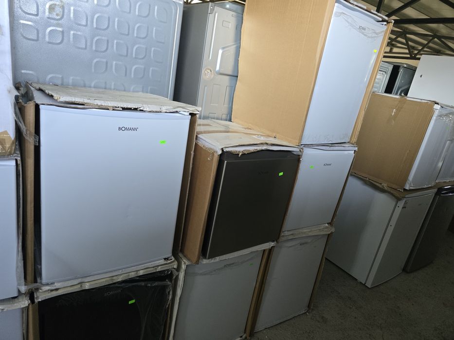 Мини бар фризер Боман/Bomann Инокс/бял