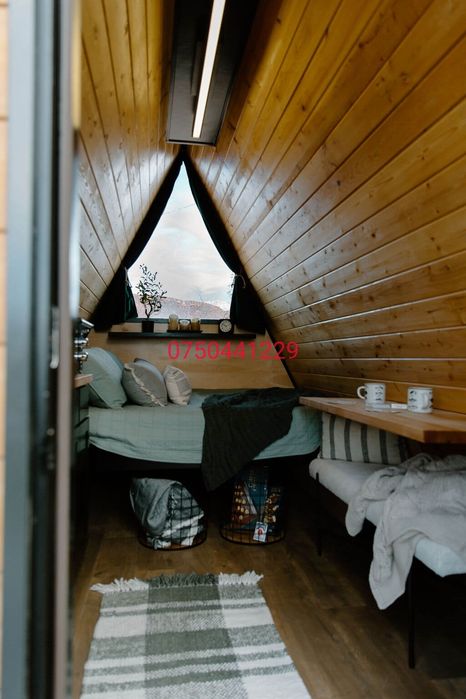 A frame , tiny house , aframe , casuta de gradina , container