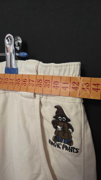 Pantaloni dama SWEET SKTBS L off-white, MAGIC PANTS, bumbac, skatewear