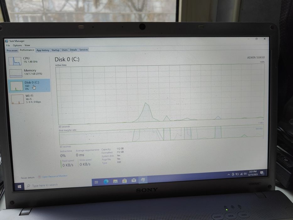 Laptop Sony Vaio alb