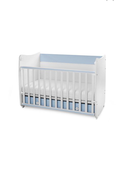 Легло люлка Lorelli 60/120 Baby blue с матрак