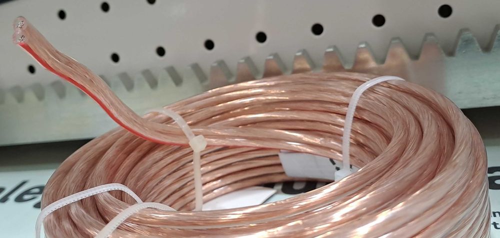 Cablu boxe difuzor transparent 2 x 2.5 mm2 x 10m