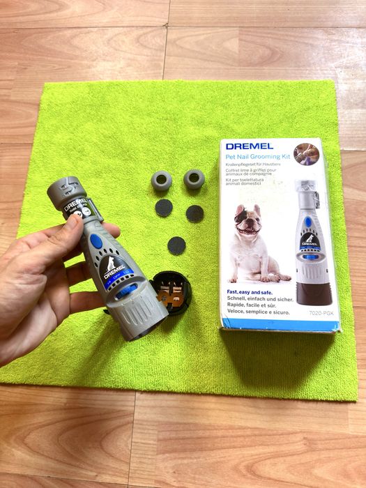 Kit pet nail grinder pet grooming dispozitiv unghii câini accesorii Dremel 7020 Bosch with AA batteries
