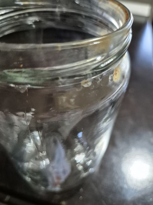 Празни чисти стъклени буркани