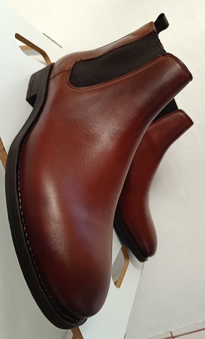 Ghete chelsea 44 premium Jack & Jones NOI piele naturala moale