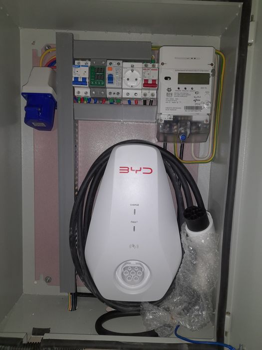 Установка зарядные станции для электромобилей