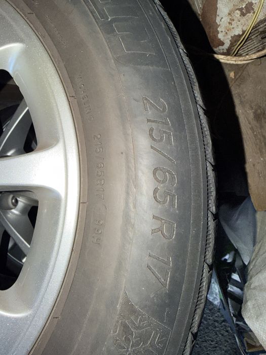 Jante originale Mercedes R17 A-Class W177 + anvelope Michelin Pilot Alpin 5 (DOT 2022)