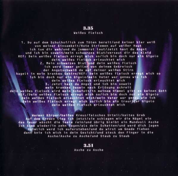 CD Rammstein - Herzeleid 1995