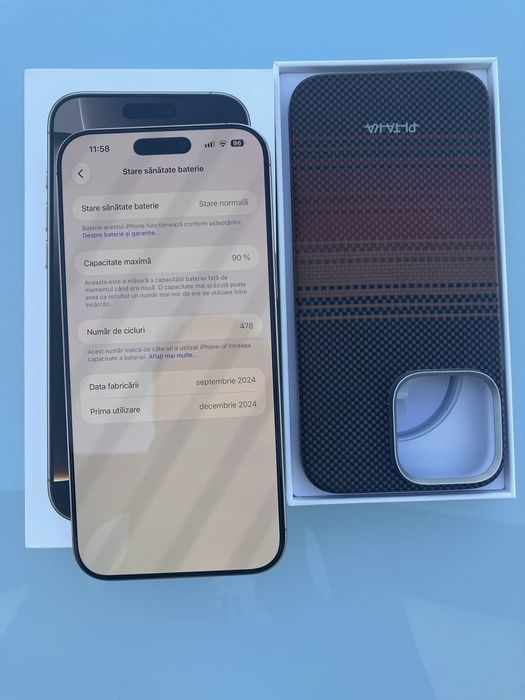 Iphone 16 Pro Max 256 gb Desert Titanium Impecabil