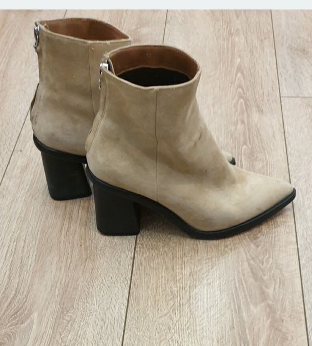 Ghete dama piele întoarsă vitel India