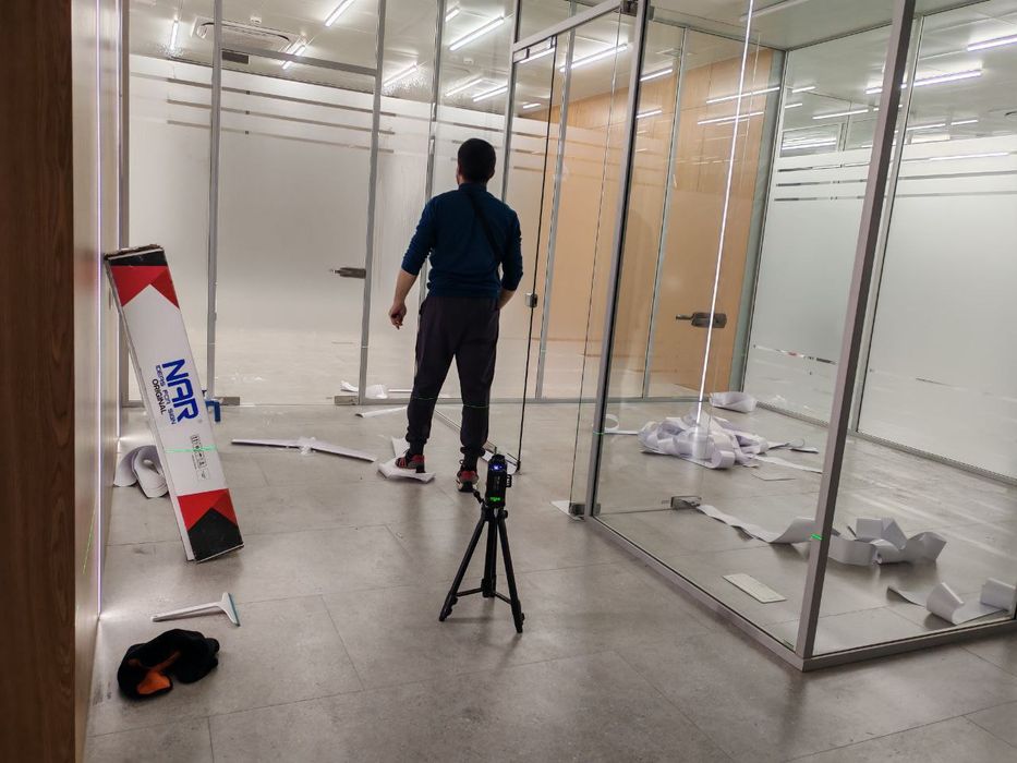 Акция! Матовая пленка для офисов Туманка Тонировка окан Matoviy plenka