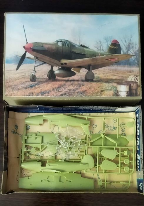 модель конструктор самолета P-51 Mustang 1/72 FROG наглядное пособие