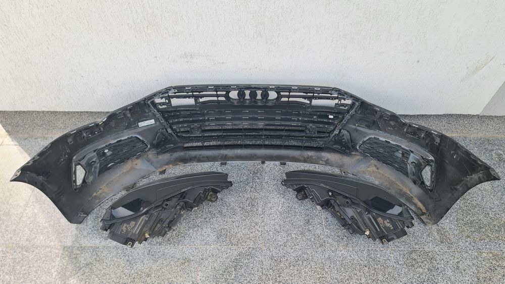 Spoiler bara fata completa grila far faruri led Audi A6 S6 4K C8 4K0807437 4K0941034 4K0941033