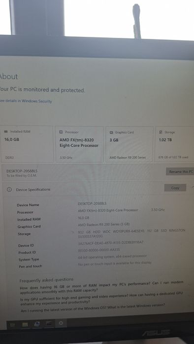 Vand PC gaming AMD