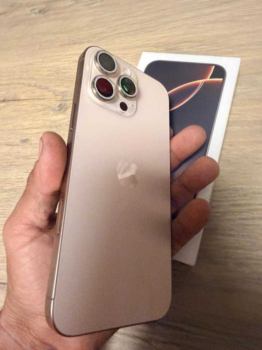 iPhone 16 Pro Max 256GB Desert Titanium – Ca Nou, Cutie, Factură, Baterie 97%