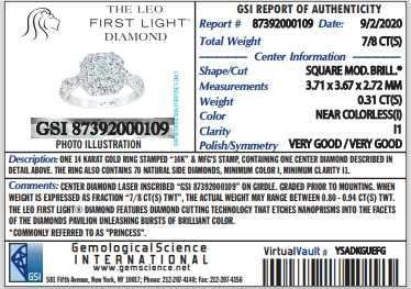 Inel 14k cu diamante THE LEO First Light