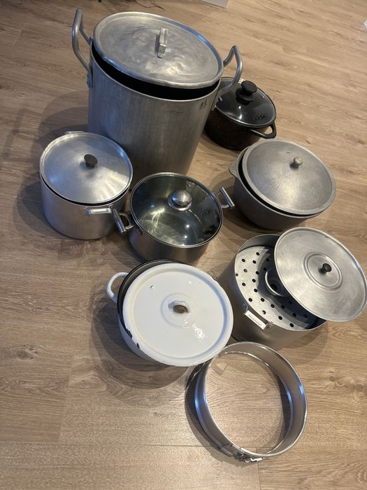 Кастрюли, советские, казанок, мантоварка, все с крышками