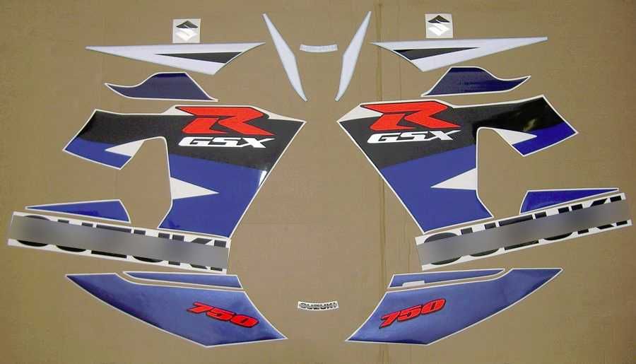 Стикери Сузуки 750 GSXR 2004г.-2005г. лепенки Suzuki GSX-R к4 к5 k4 k5