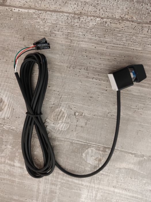 Buton Mecanic on/off PC led oprire-pornire,cablu 2M, negru