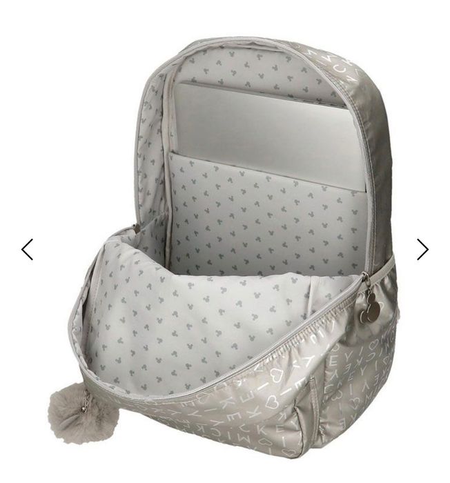 Ученическа раница Mickey Outline 100th Anniversary с едно отделение