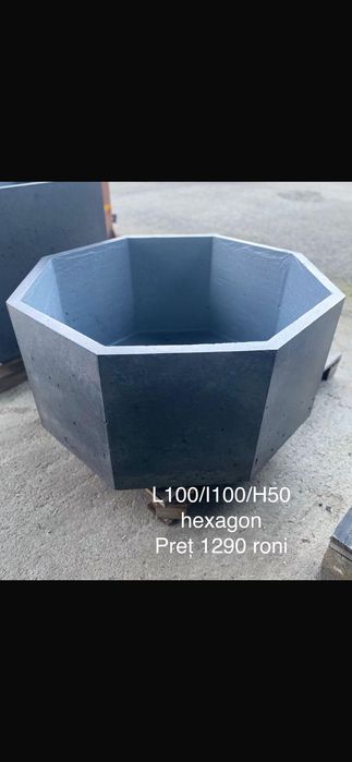 Ghivece și jardiniere din beton