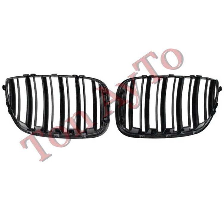 Двойни Бъбреци БМВ BMW Х5 E53 2004 - 2006 LCI Фесйслифт Черен Гланц Решетки