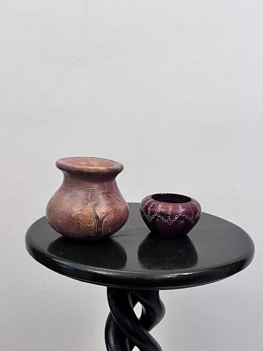 Set doua piese din granit sculptat bibelouri bibelou  deosebite