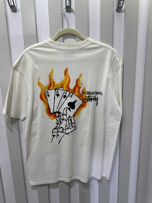 Tricou Stussy Burning Cards