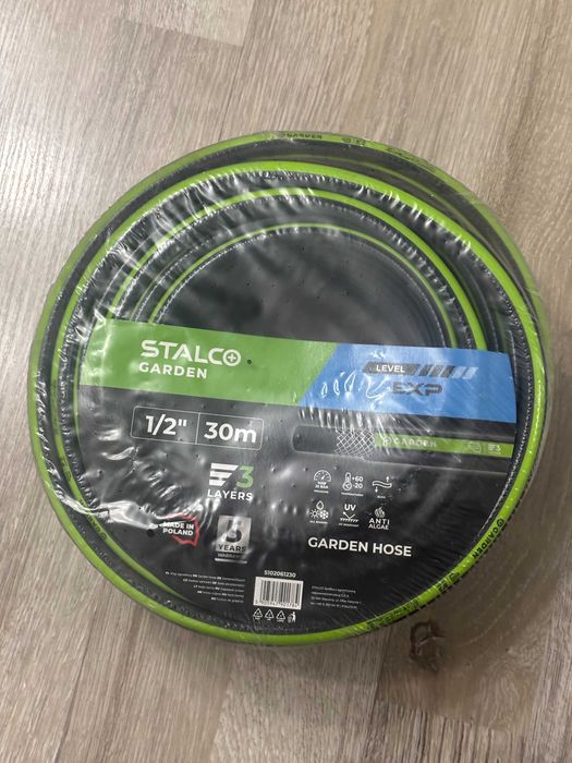 Furtun Grădină 1/2″ 30m Stalco Garden Expert 3 Straturi Presiune 25 Bar