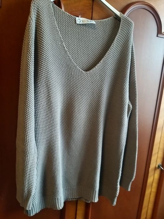 Pulover subțire lung din bumbac 100 %