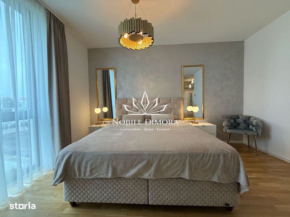 ISHO - Apartament cu 4 camere de lux, 2 bai, 2 balcoane, parcare priva